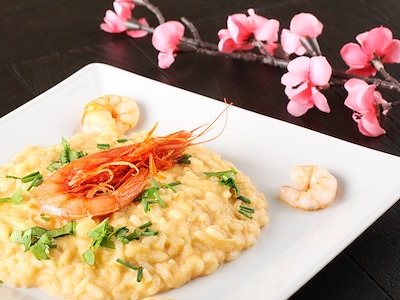 Risotto alla Crema di Scampi